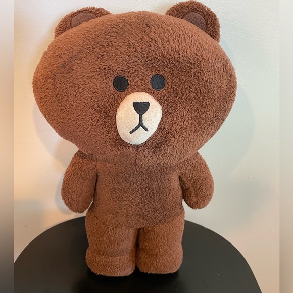 Line Friends Brown Bear Plush 23 inch! - Picture 1 of 9